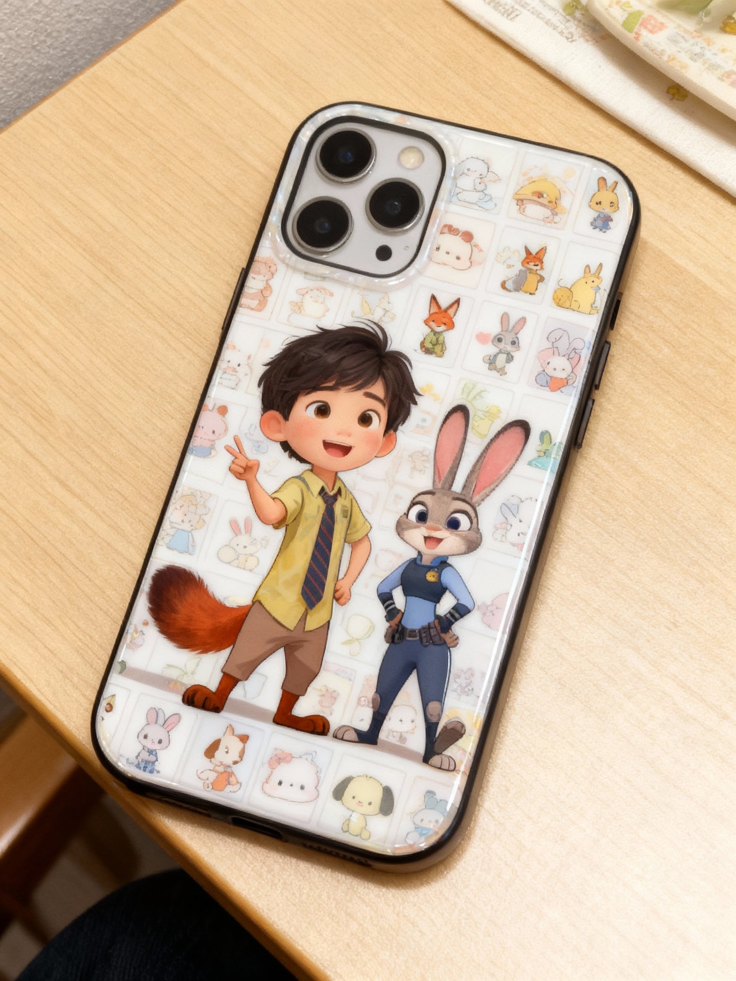 Custom AI-Generated Portrait iPhone Case – Personalized Artwork Phone Cover-QRmuIx
