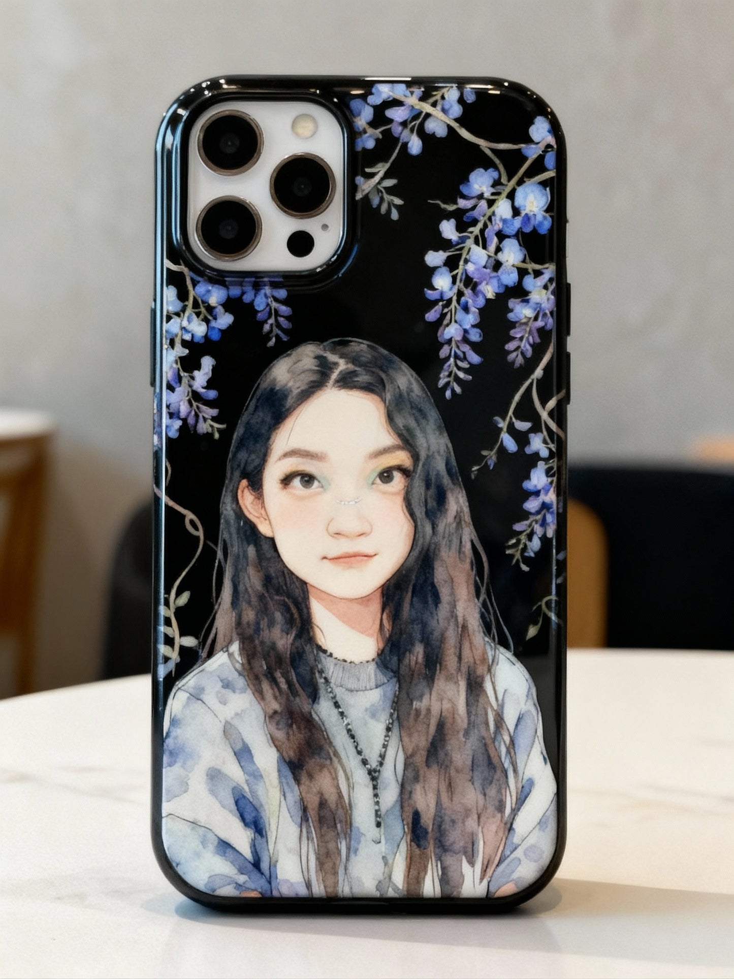 Custom AI-Generated Portrait iPhone Case – Personalized Artwork Phone Cover-2mQlqd