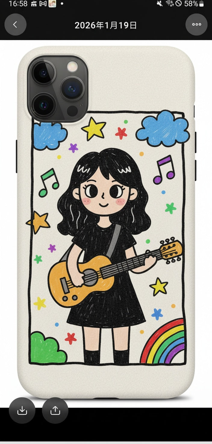 Custom AI-Generated Portrait iPhone Case – Personalized Artwork Phone Cover-AUqYWW