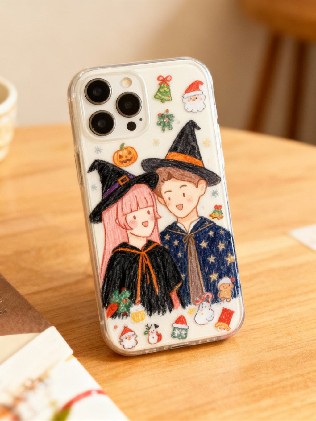 Custom AI-Generated Portrait iPhone Case – Personalized Artwork Phone Cover-rLv4ZP