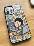 Custom AI-Generated Portrait iPhone Case – Personalized Artwork Phone Cover-kUHcwO