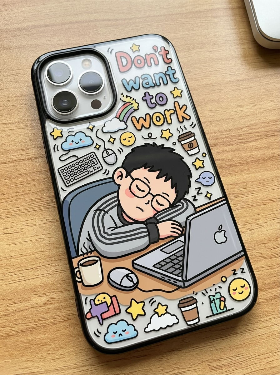 Custom AI-Generated Portrait iPhone Case – Personalized Artwork Phone Cover-kUHcwO