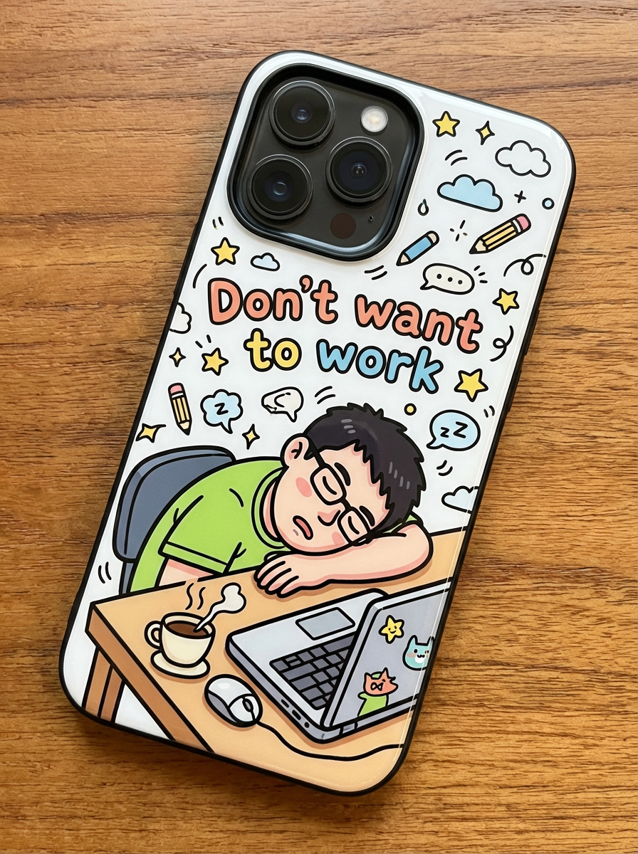 Custom AI-Generated Portrait iPhone Case – Personalized Artwork Phone Cover-fO8gHM
