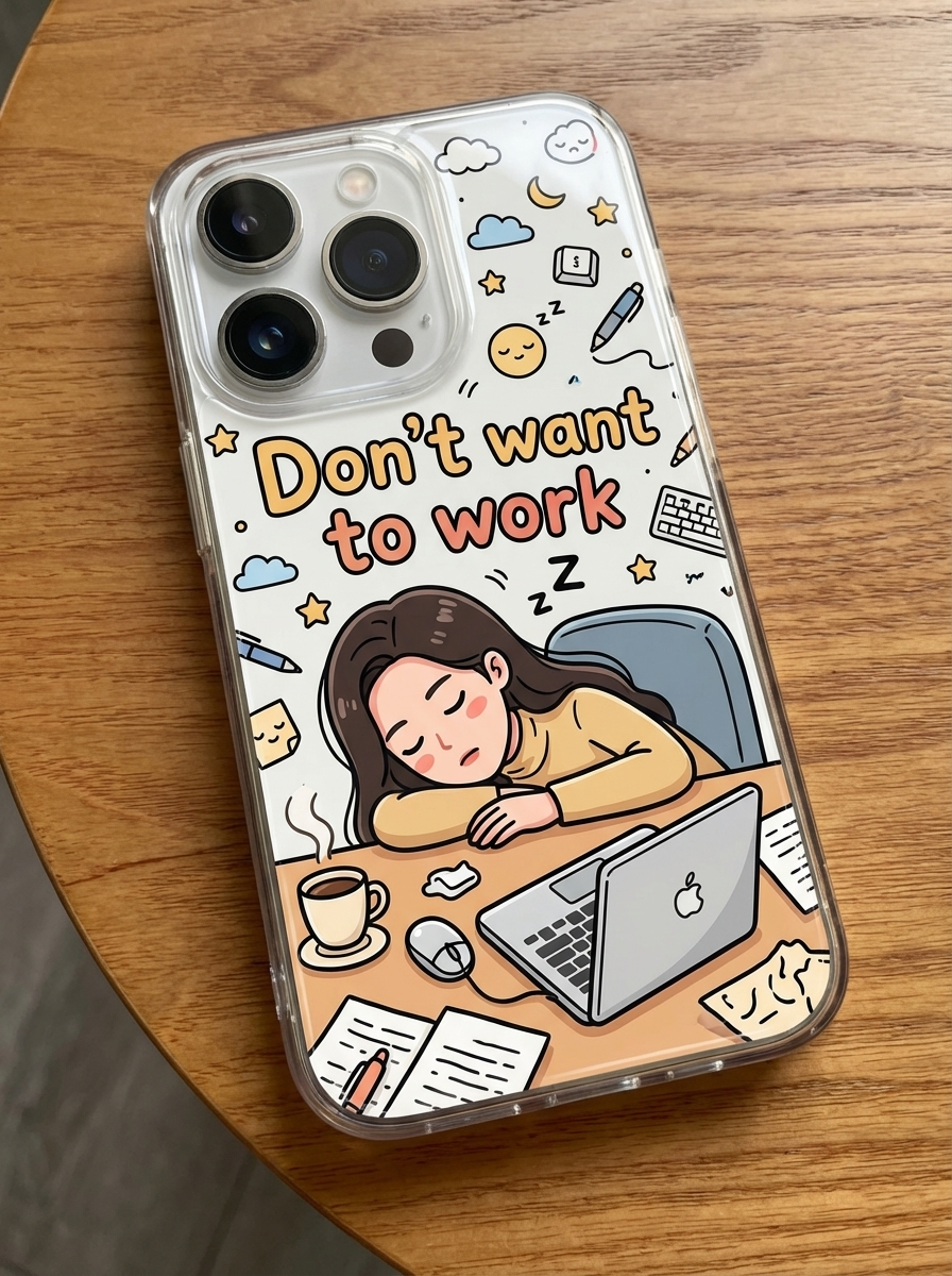 Custom AI-Generated Portrait iPhone Case – Personalized Artwork Phone Cover-Ag9C0M