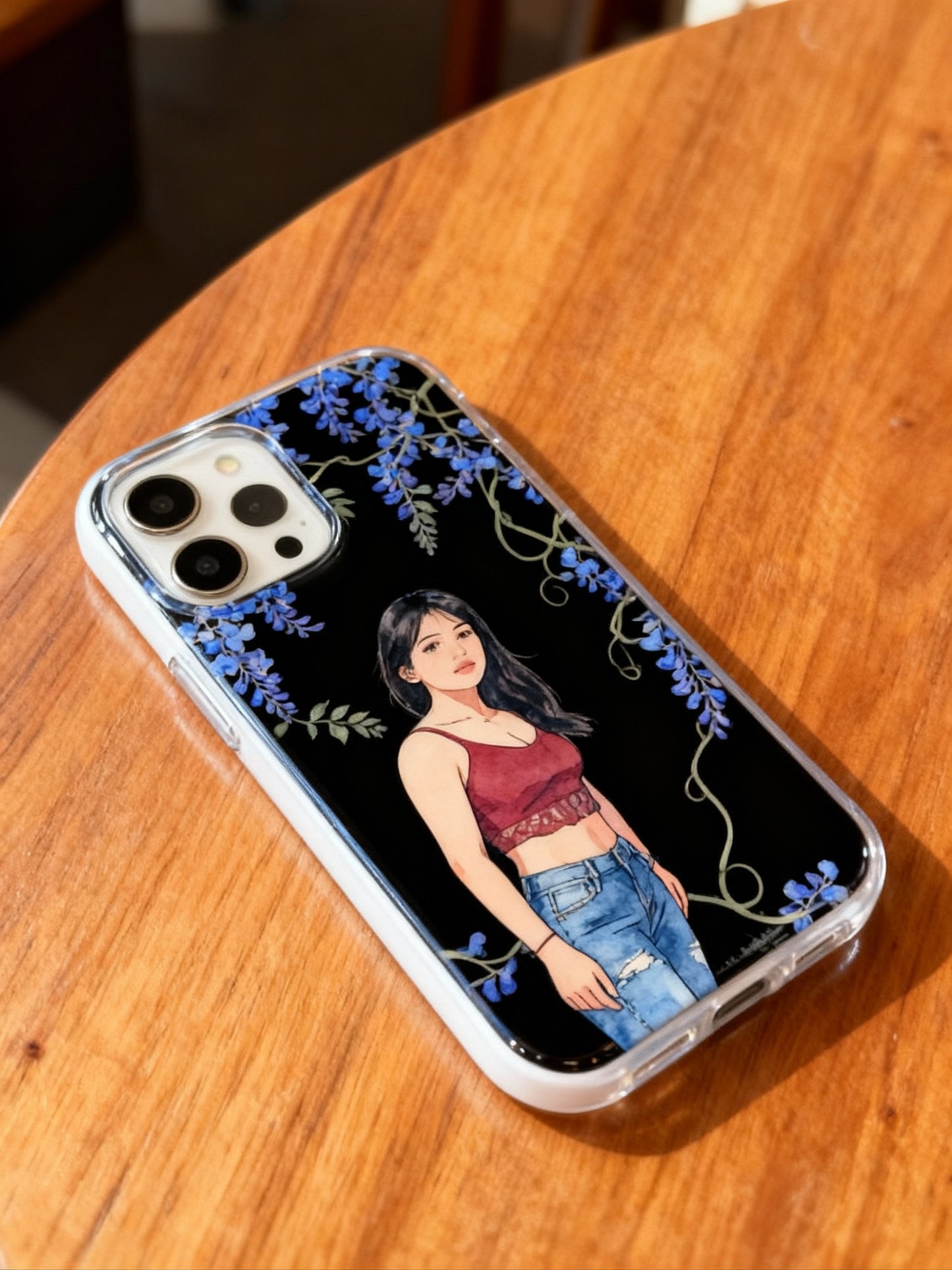 Custom AI-Generated Portrait iPhone Case – Personalized Artwork Phone Cover-i9nmZ7