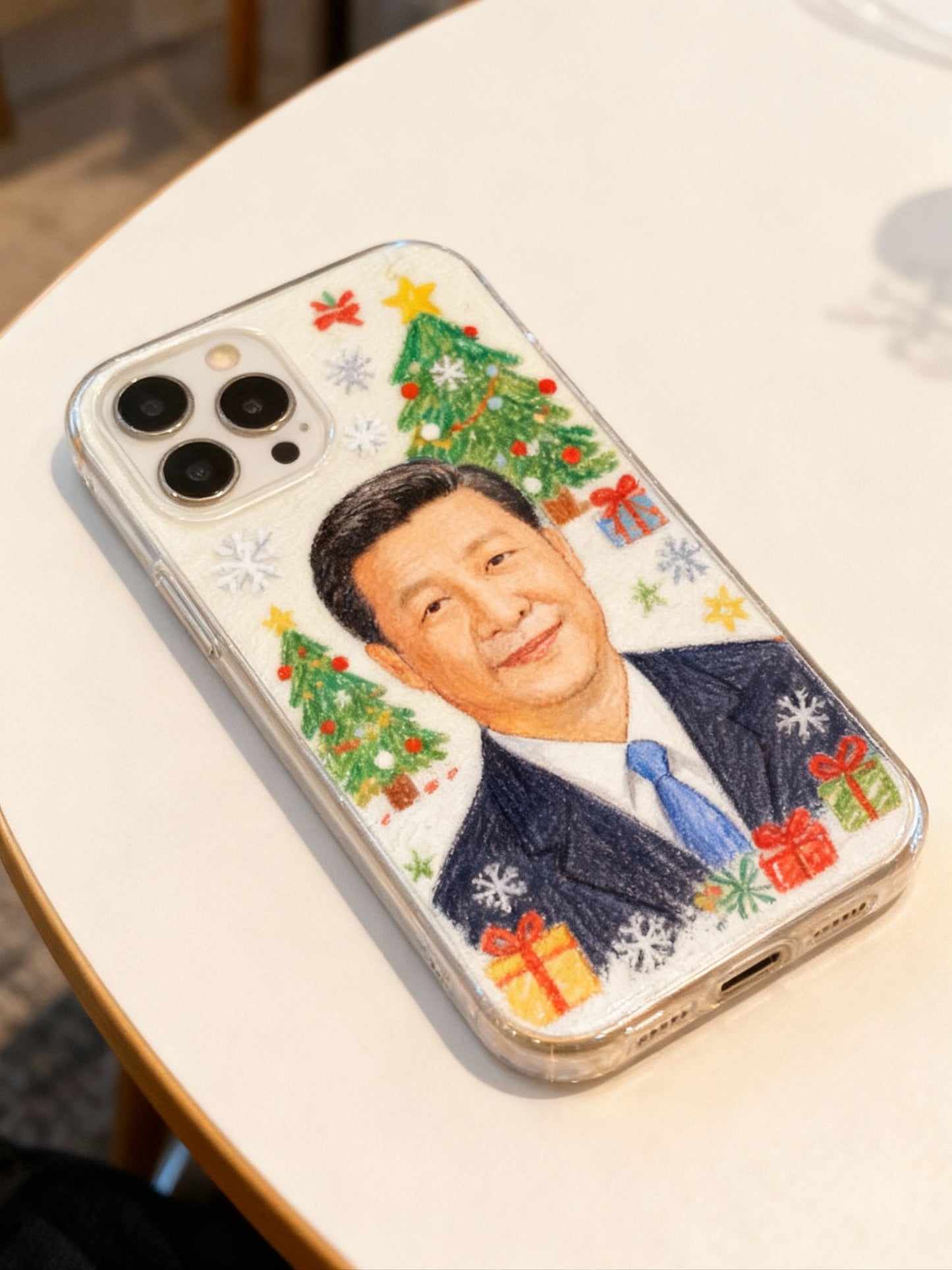 Custom AI-Generated Portrait iPhone Case – Personalized Artwork Phone Cover-yVgigO