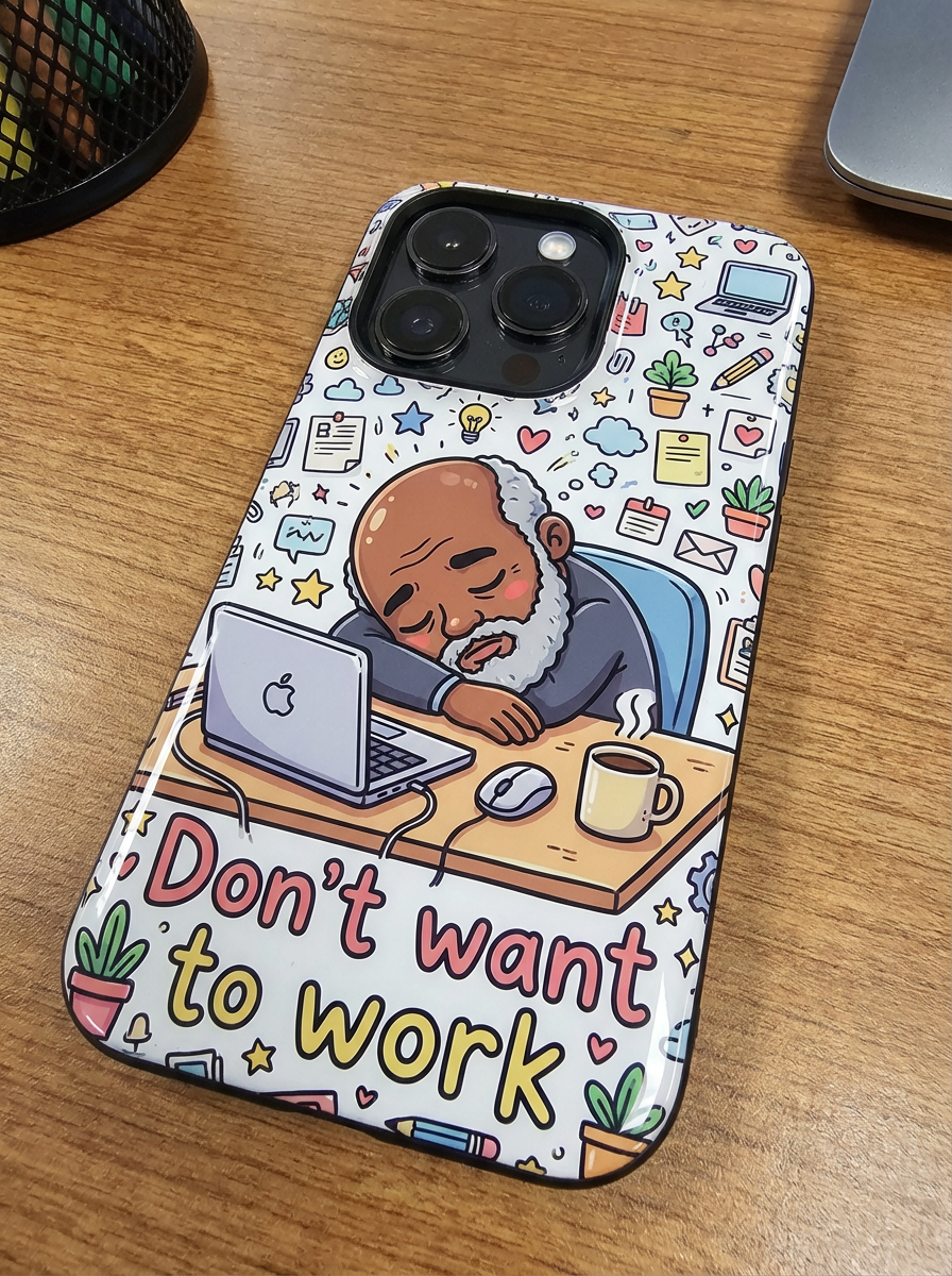 Custom AI-Generated Portrait iPhone Case – Personalized Artwork Phone Cover-EeSsoT