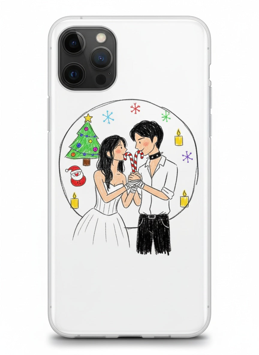 Custom AI-Generated Portrait iPhone Case – Personalized Artwork Phone Cover-hAc3XP