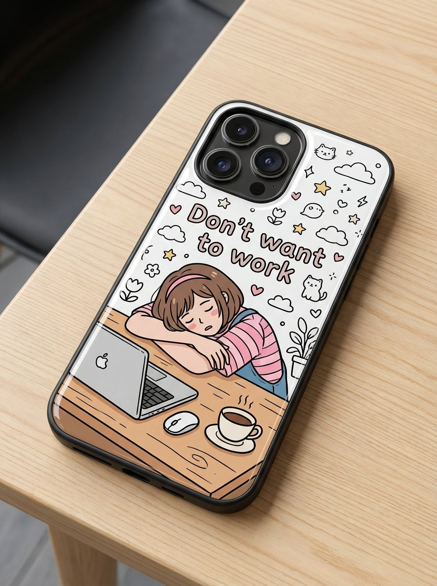 Custom AI-Generated Portrait iPhone Case – Personalized Artwork Phone Cover-oUlShL