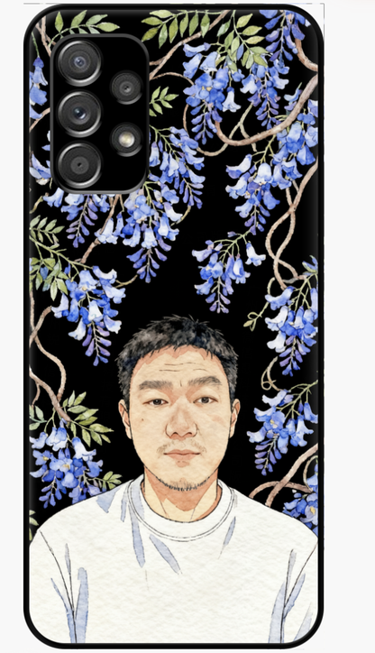 Custom AI-Generated Portrait iPhone Case – Personalized Artwork Phone Cover-Jvn0RL