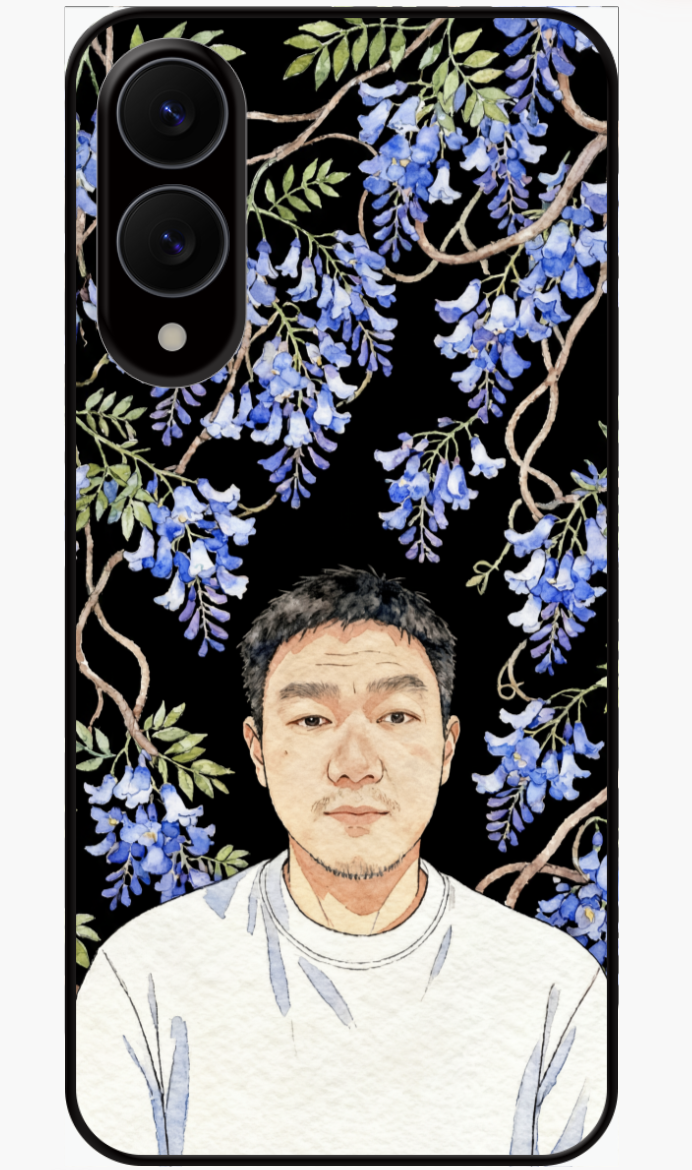 Custom AI-Generated Portrait iPhone Case – Personalized Artwork Phone Cover-Ag9C0M