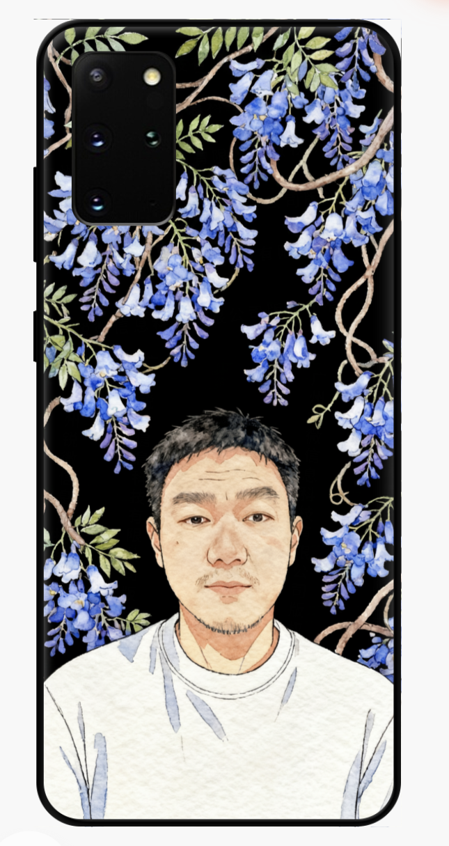 Custom AI-Generated Portrait iPhone Case – Personalized Artwork Phone Cover-utR8cO