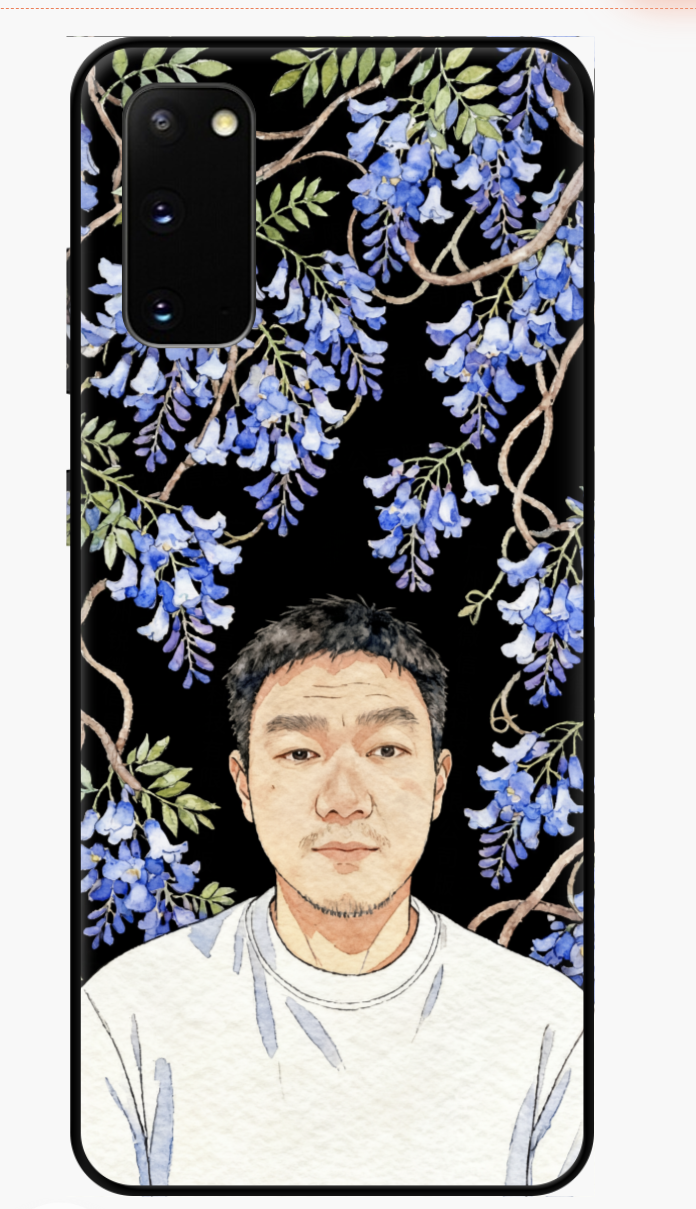 Custom AI-Generated Portrait iPhone Case – Personalized Artwork Phone Cover-vAwIlq