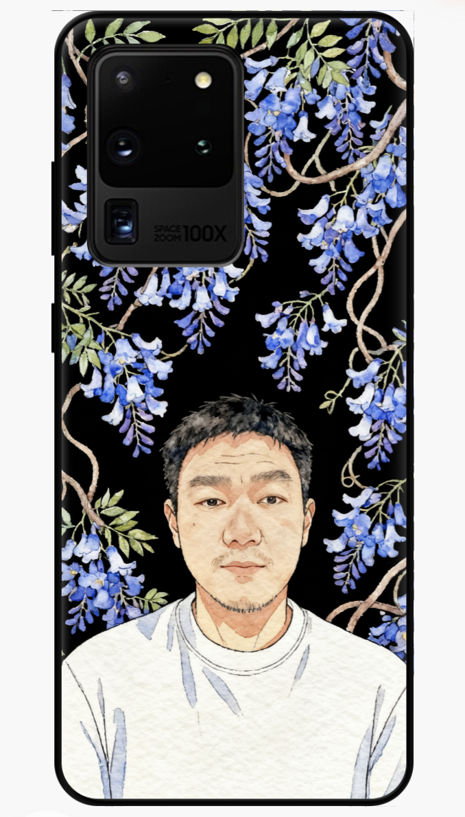 Custom AI-Generated Portrait iPhone Case – Personalized Artwork Phone Cover-pai5F8