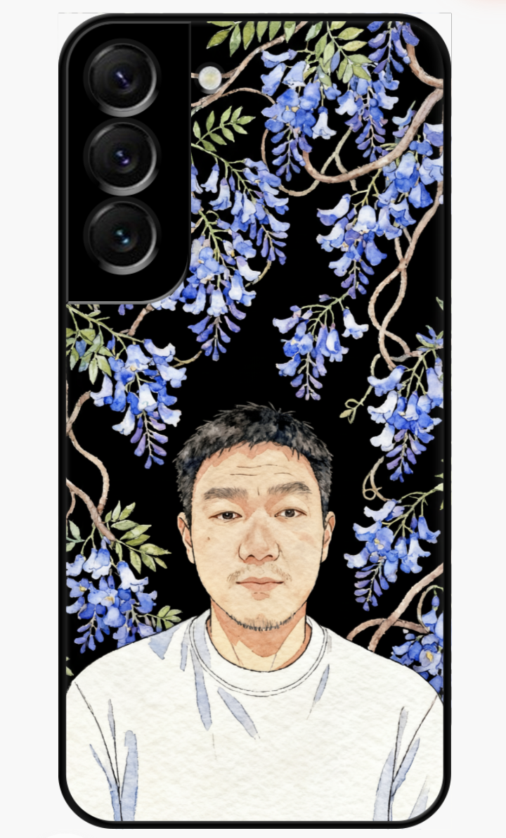 Custom AI-Generated Portrait iPhone Case – Personalized Artwork Phone Cover-GZrZex