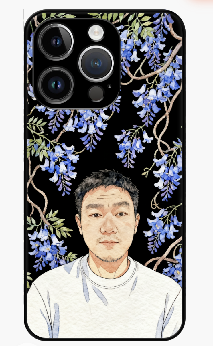 Custom AI-Generated Portrait iPhone Case – Personalized Artwork Phone Cover-pibhzG