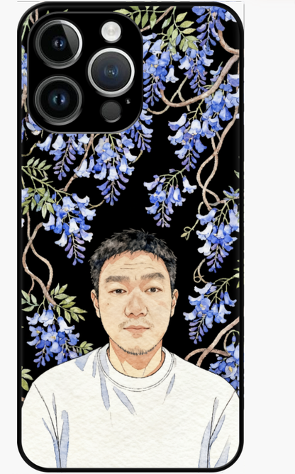 Custom AI-Generated Portrait iPhone Case – Personalized Artwork Phone Cover-Ag9C0M