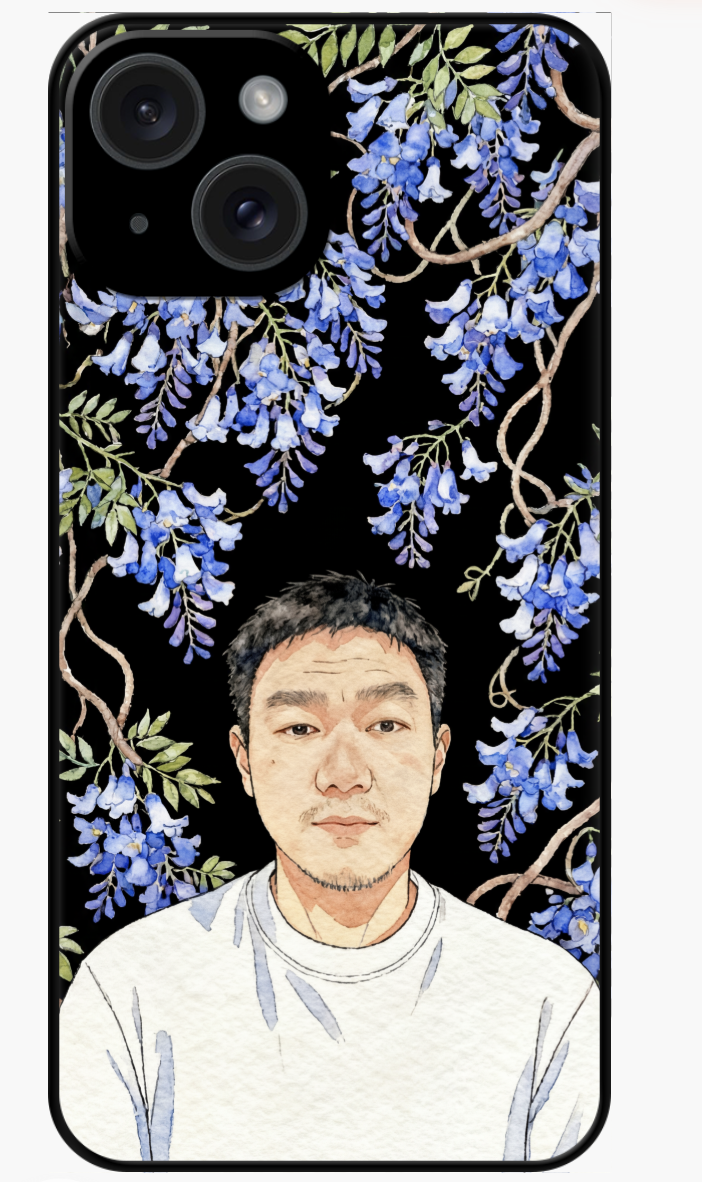 Custom AI-Generated Portrait iPhone Case – Personalized Artwork Phone Cover-Jvn0RL