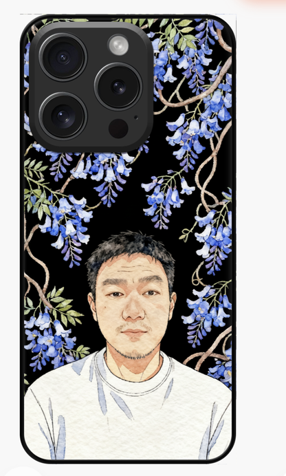 Custom AI-Generated Portrait iPhone Case – Personalized Artwork Phone Cover-Ag9C0M